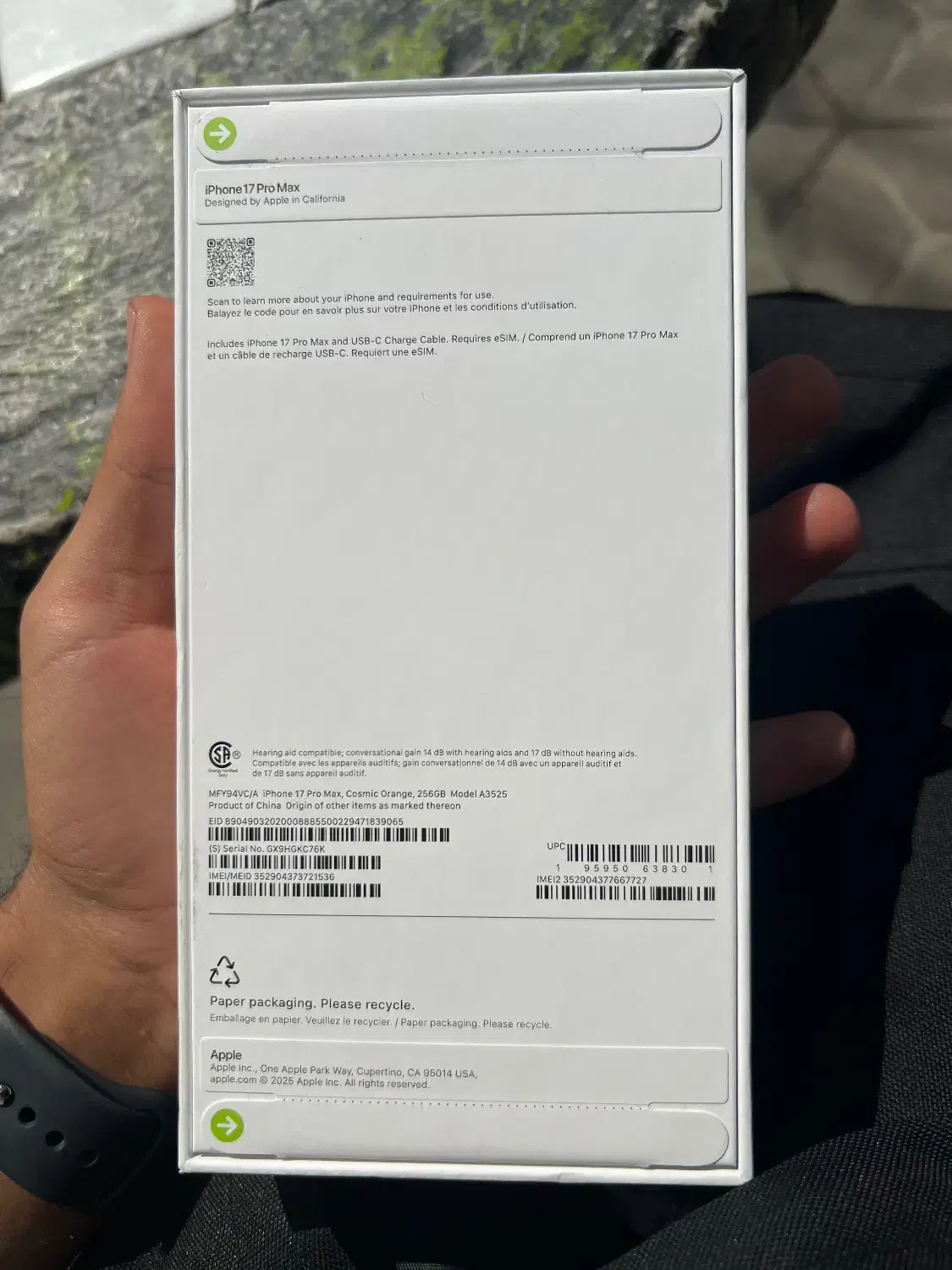 ایفون 17pro max|موبایل|تهران, نیروی هوایی (پیروزی)|دیوار
