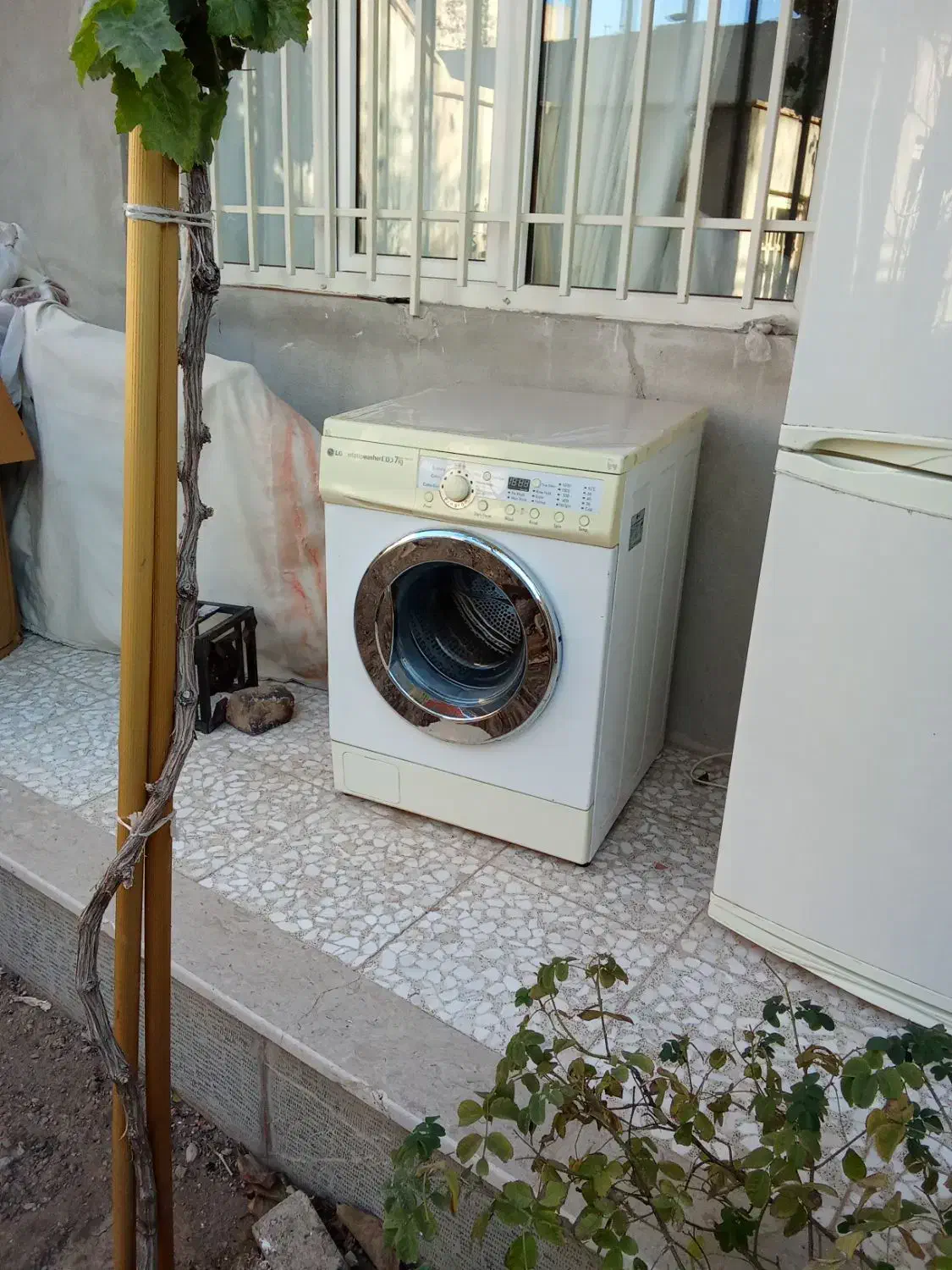 ماشین لباسشویی الجی تمام خشک کن|ماشین لباسشویی و خشک‌کن لباس|محمدیه-قزوین, |دیوار