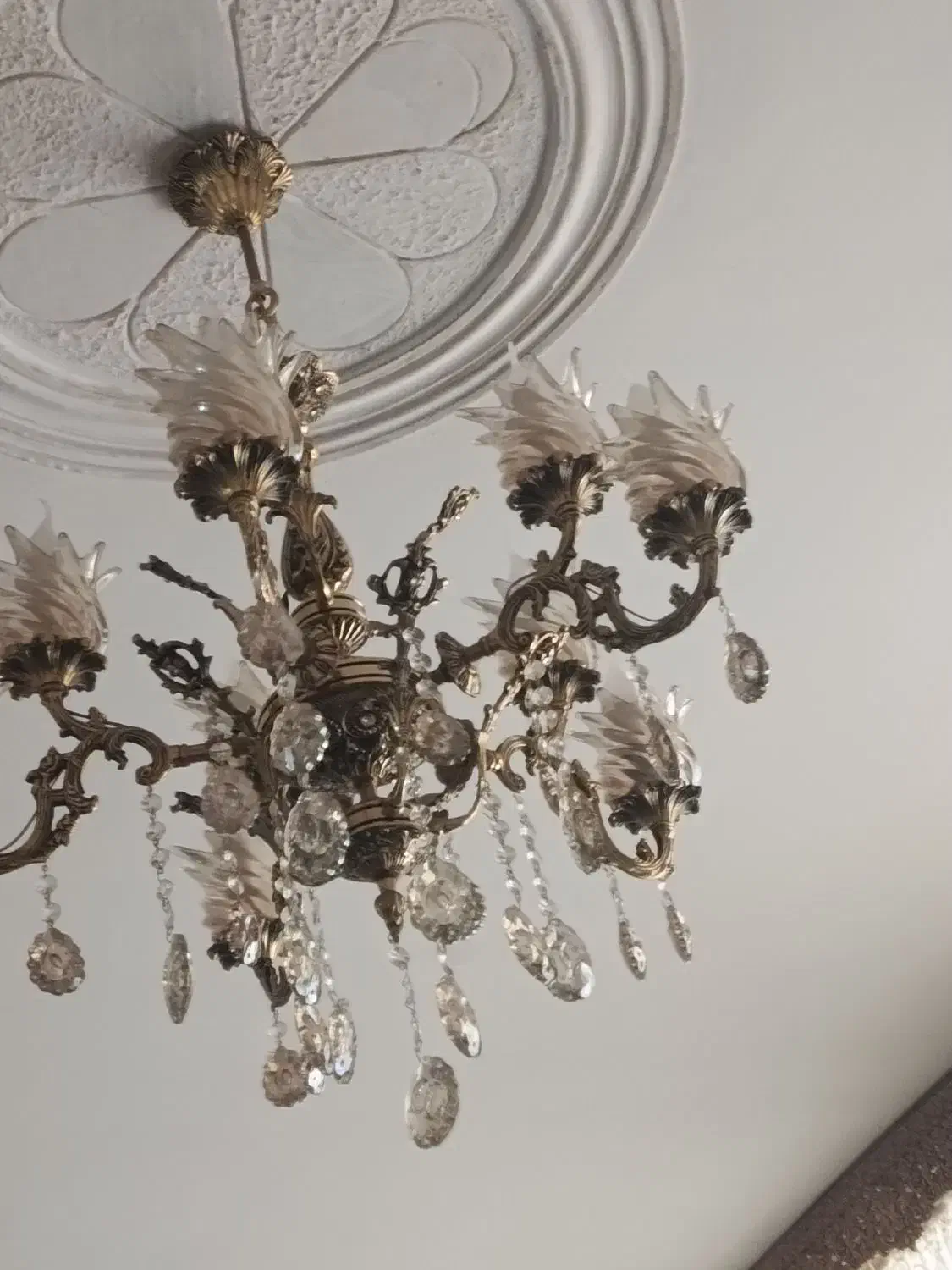 دو عدد لوستر برنج دونه ای 6500|لوستر و چراغ آویز|ملایر, |دیوار