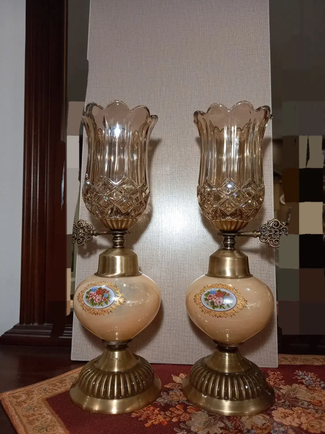 شمعدان پایه سنگ و فلز|صنایع دستی و سایر لوازم تزئینی|تهران, تهرانپارس جنوبی|دیوار