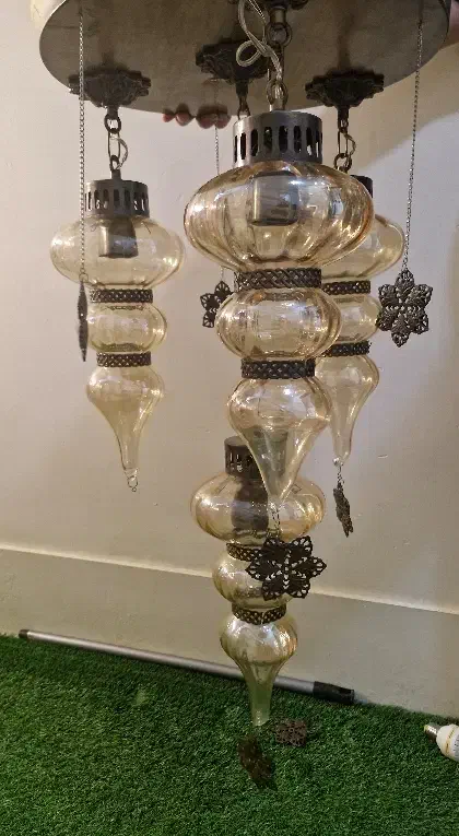 لوستر|لوستر و چراغ آویز|اراک, |دیوار