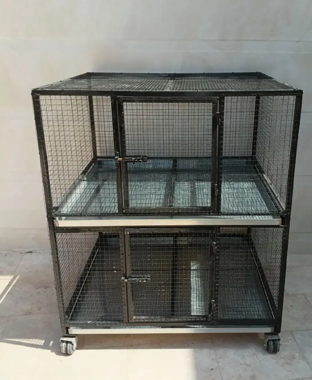 فروش قفس دو طبقه|لوازم جانبی حیوانات|خوی, |دیوار