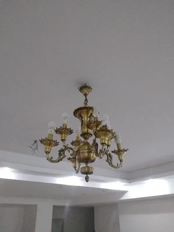 لوستر از جنس برنج|لوستر و چراغ آویز|فردیس, فرامرزیه|دیوار