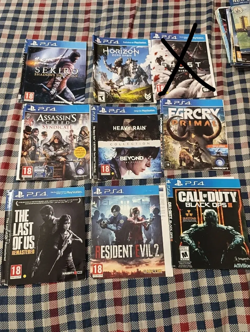 مجموعه نقشه های اورجینال، دفترچه، کاور بازی PS4|کنسول، بازی ویدئویی و آنلاین|تهران, توحید|دیوار
