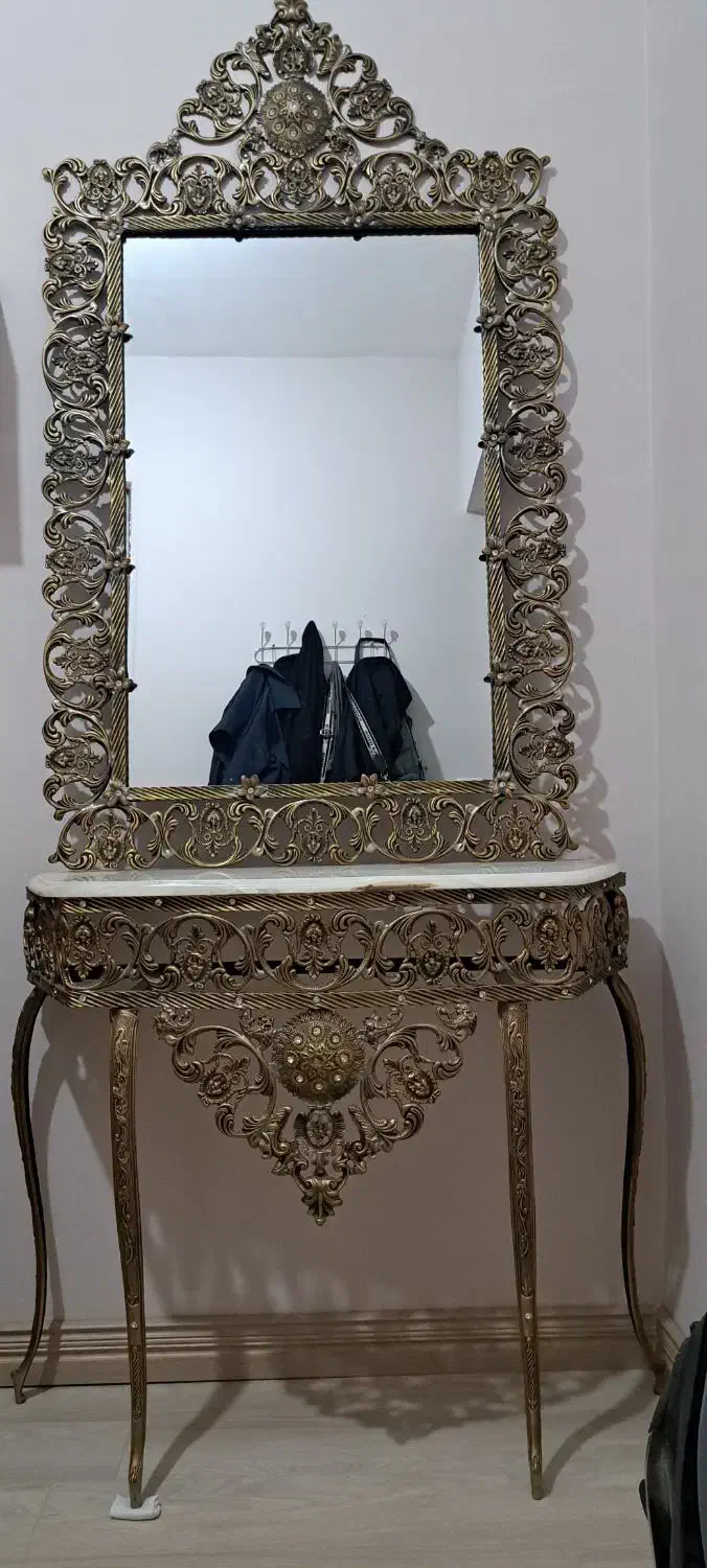 اینه کنسول برنز|بوفه، ویترین، کنسول|میاندوآب, |دیوار