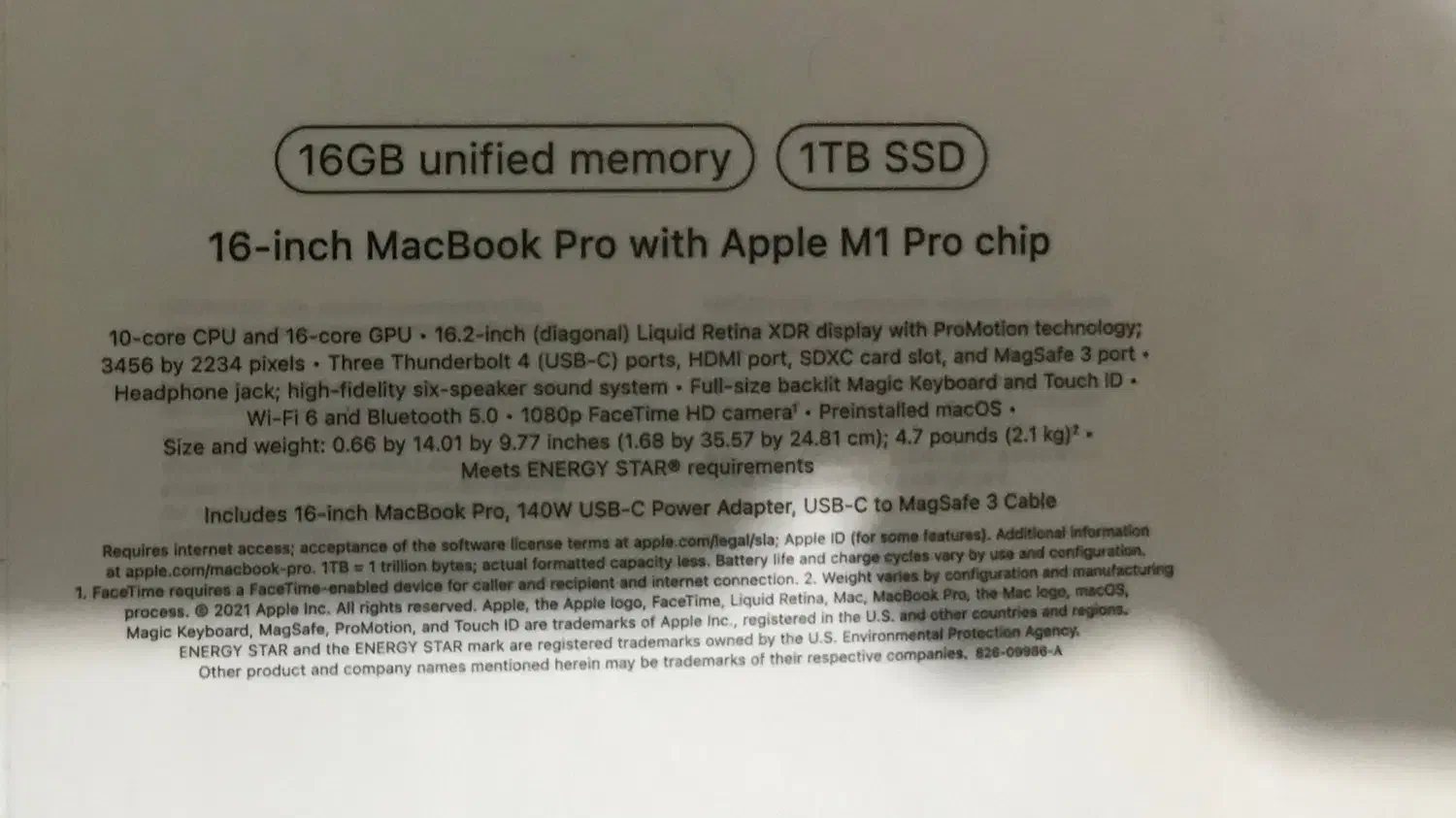 MacBook pro m1-16 inch-1tra ssd|رایانه همراه|تهران, میدان ولیعصر|دیوار