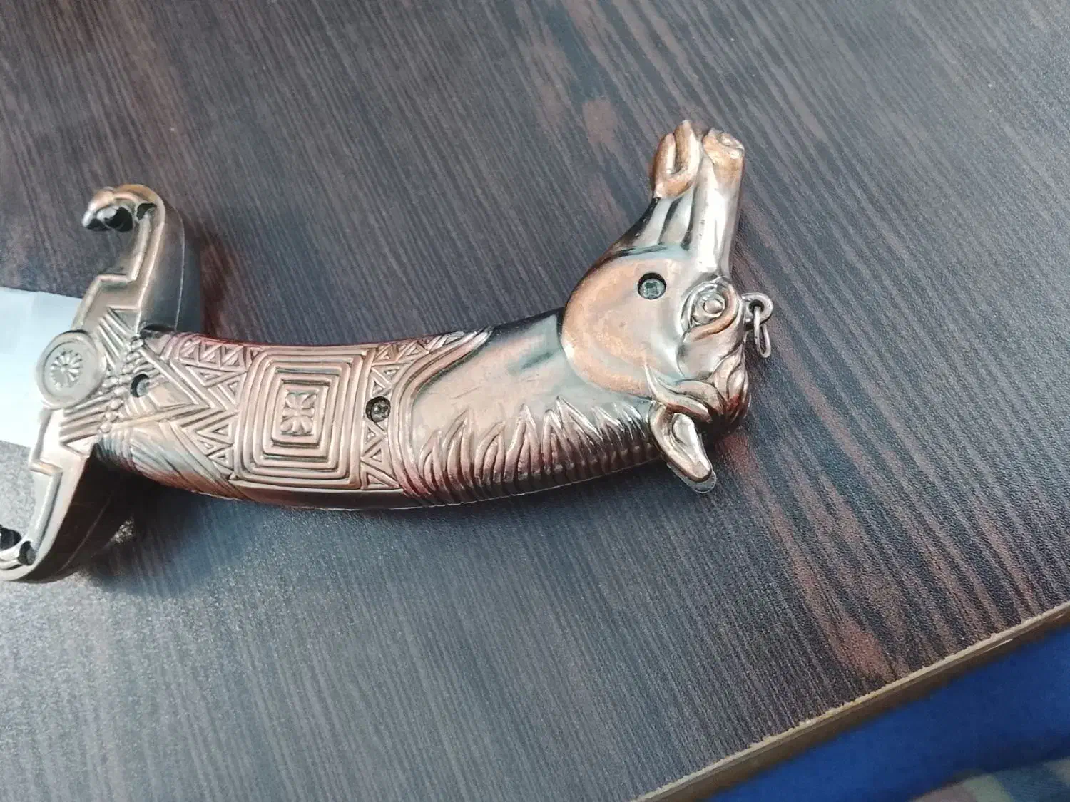 خنجر تیغه فولادی|کلکسیون اشیاء عتیقه|زرقان, |دیوار