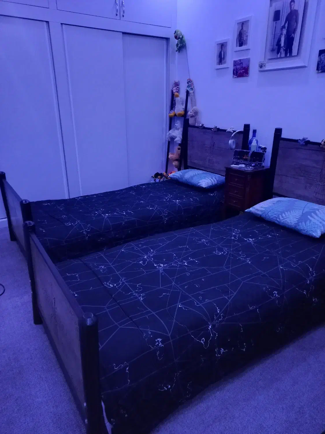 دوعدد تخت یه نفره باتشک دست دوز|تشک تختخواب|قرچک, میرزائی جنوبی|دیوار