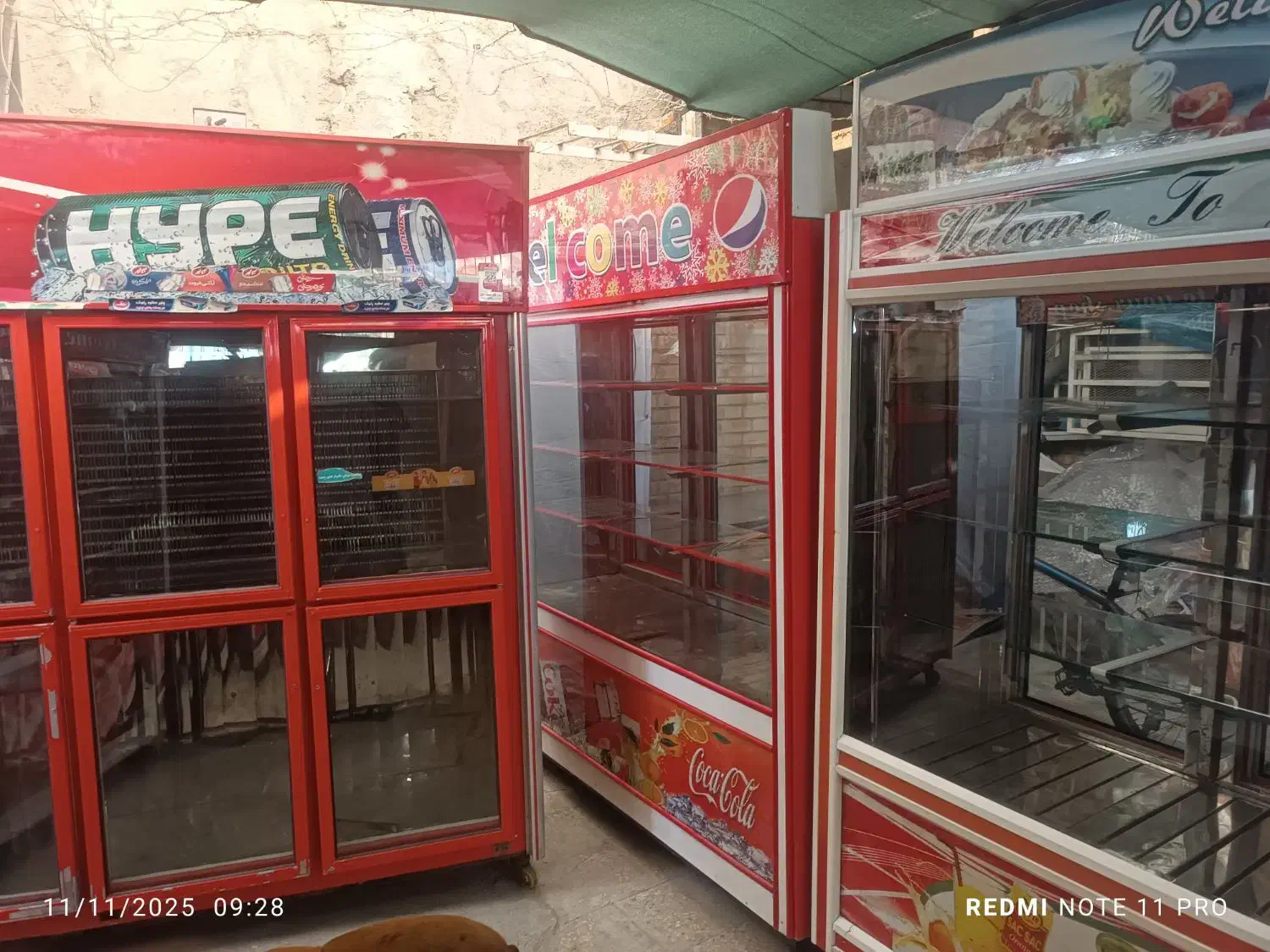 یخچال شش در تک در چهاردر فریزر ایستاده فریزر بستنی|فروشگاه و مغازه|اهواز, کوی رمضان|دیوار