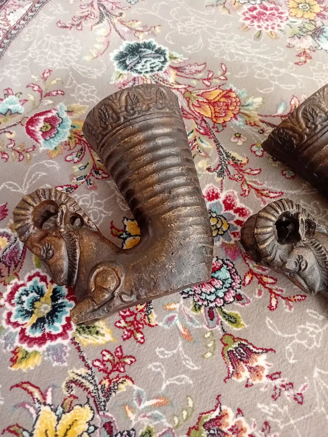 دو عدد ریتون برنز|صنایع دستی و سایر لوازم تزئینی|سنندج, |دیوار