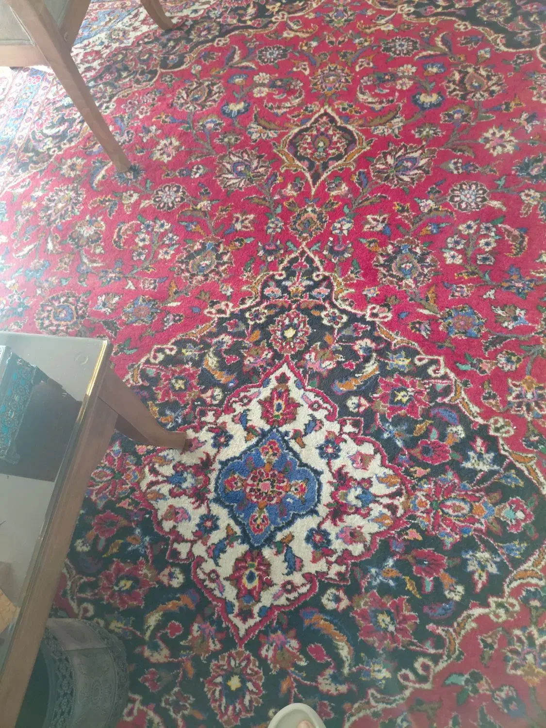 فرش نجف ابادی کار کرده|فرش|اصفهان, برازنده|دیوار