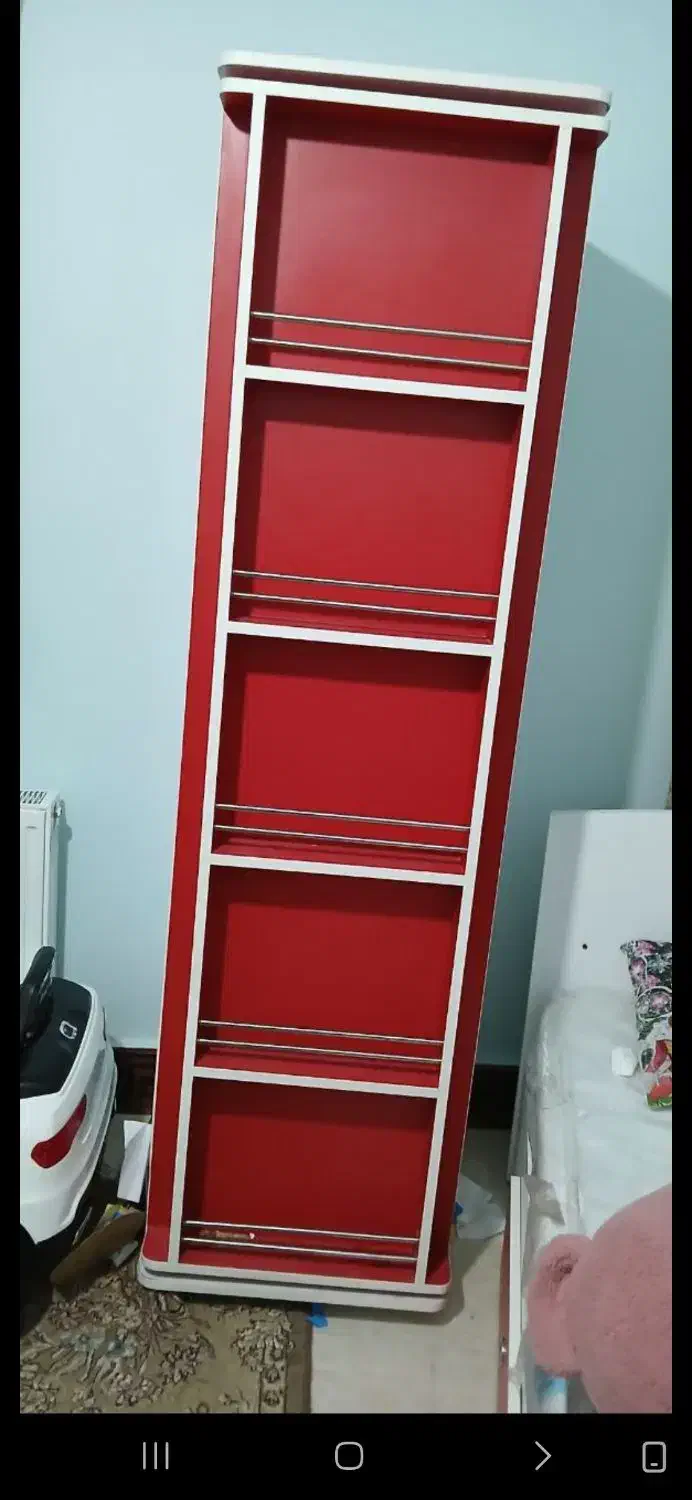 کمدو ویترین(کتابخانه)|کتابخانه، شلف، قفسه‌های دیواری|مشکین‌دشت, |دیوار