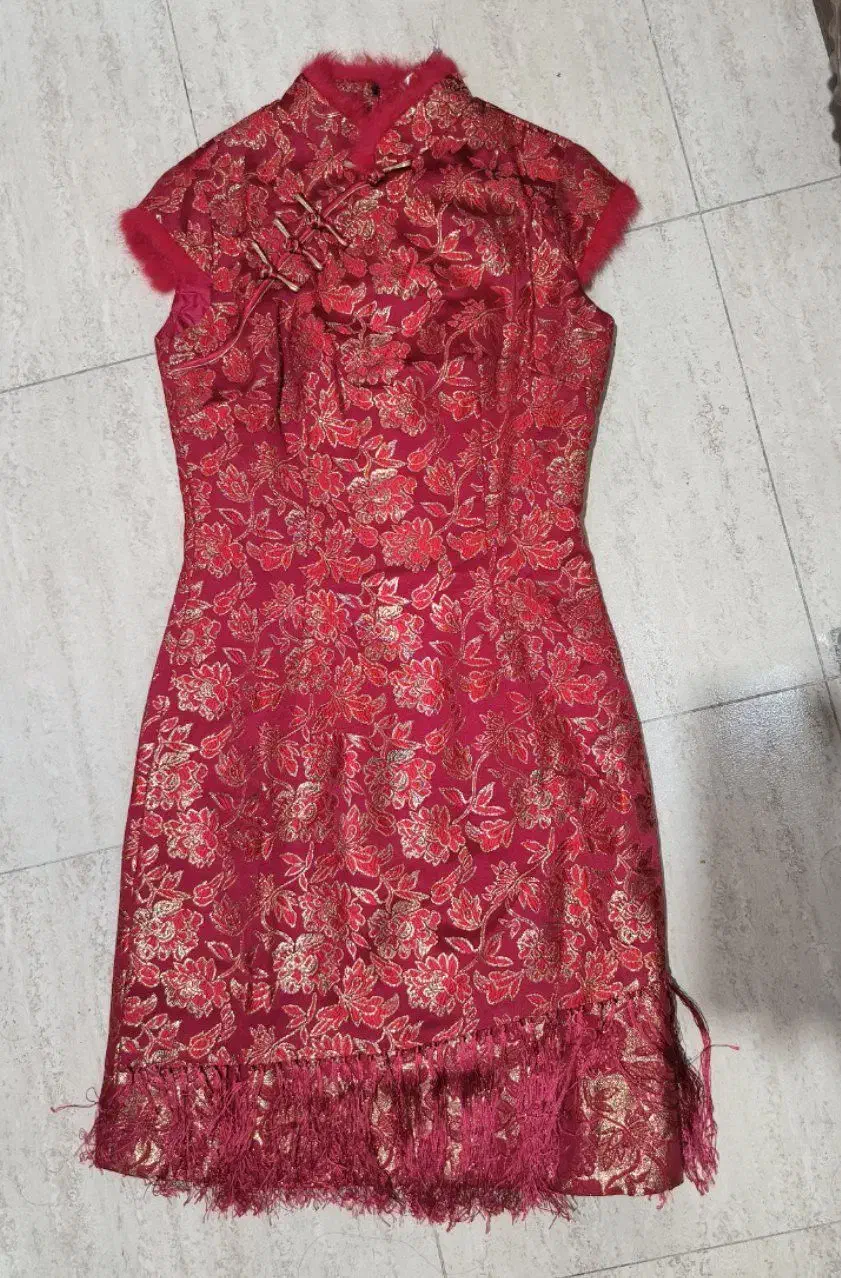 لباس مجلسی سنتی چینی چیپائو یا چانگسام فقط ۹۰۰|لباس|تهران, سردارجنگل|دیوار