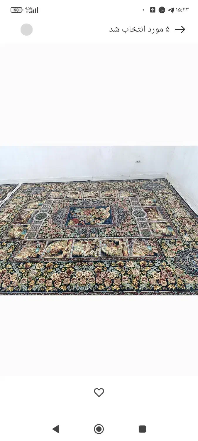 فروش فرش طرح باغ ارم|فرش|نورآباد ممسنی, |دیوار