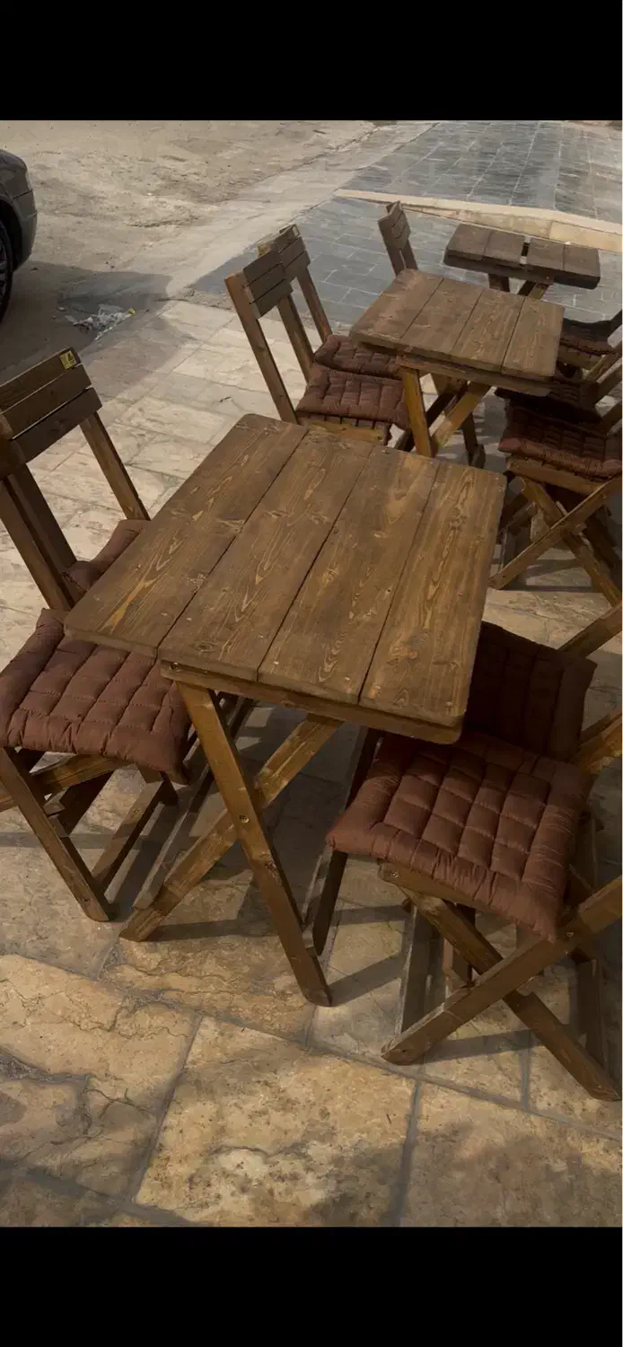 میز و صندلی چوبی|میز و صندلی غذاخوری|بندر ماهشهر, |دیوار