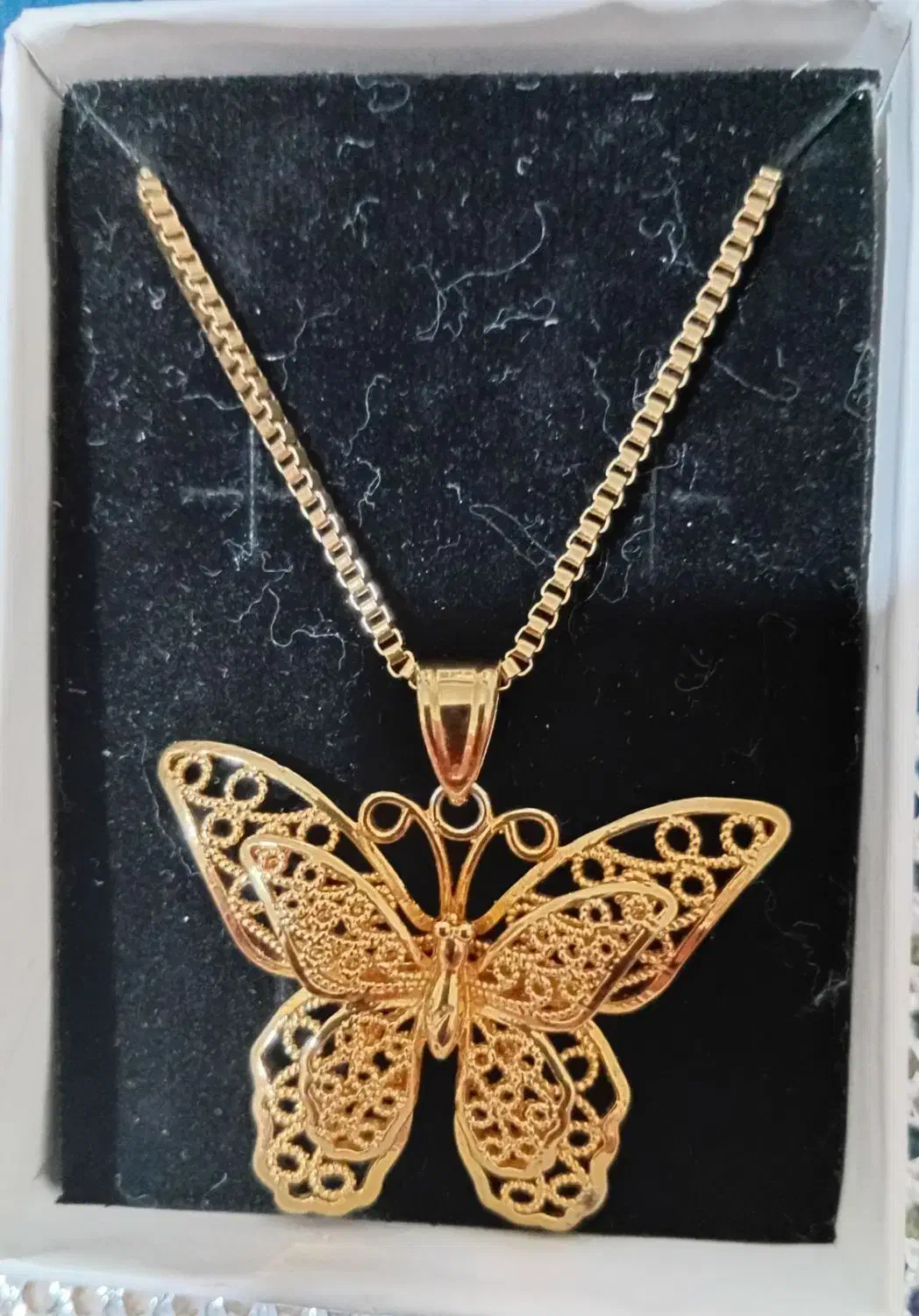 گردنبند باپلاک طرح ژوپینگ طلایی|بدلیجات|کرمانشاه, |دیوار