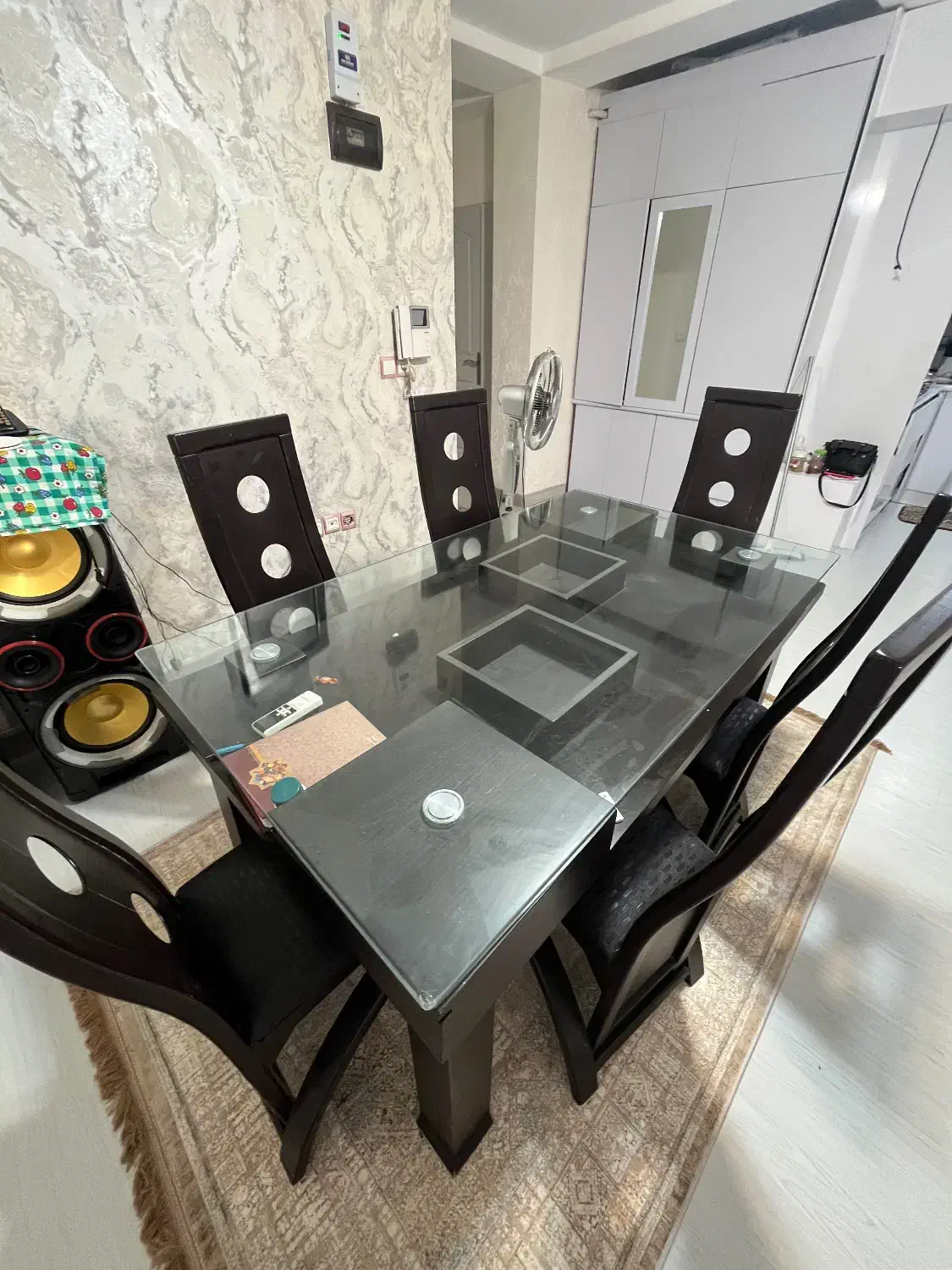 میز ناهار خوری|میز و صندلی غذاخوری|رشت, حسین آباد|دیوار