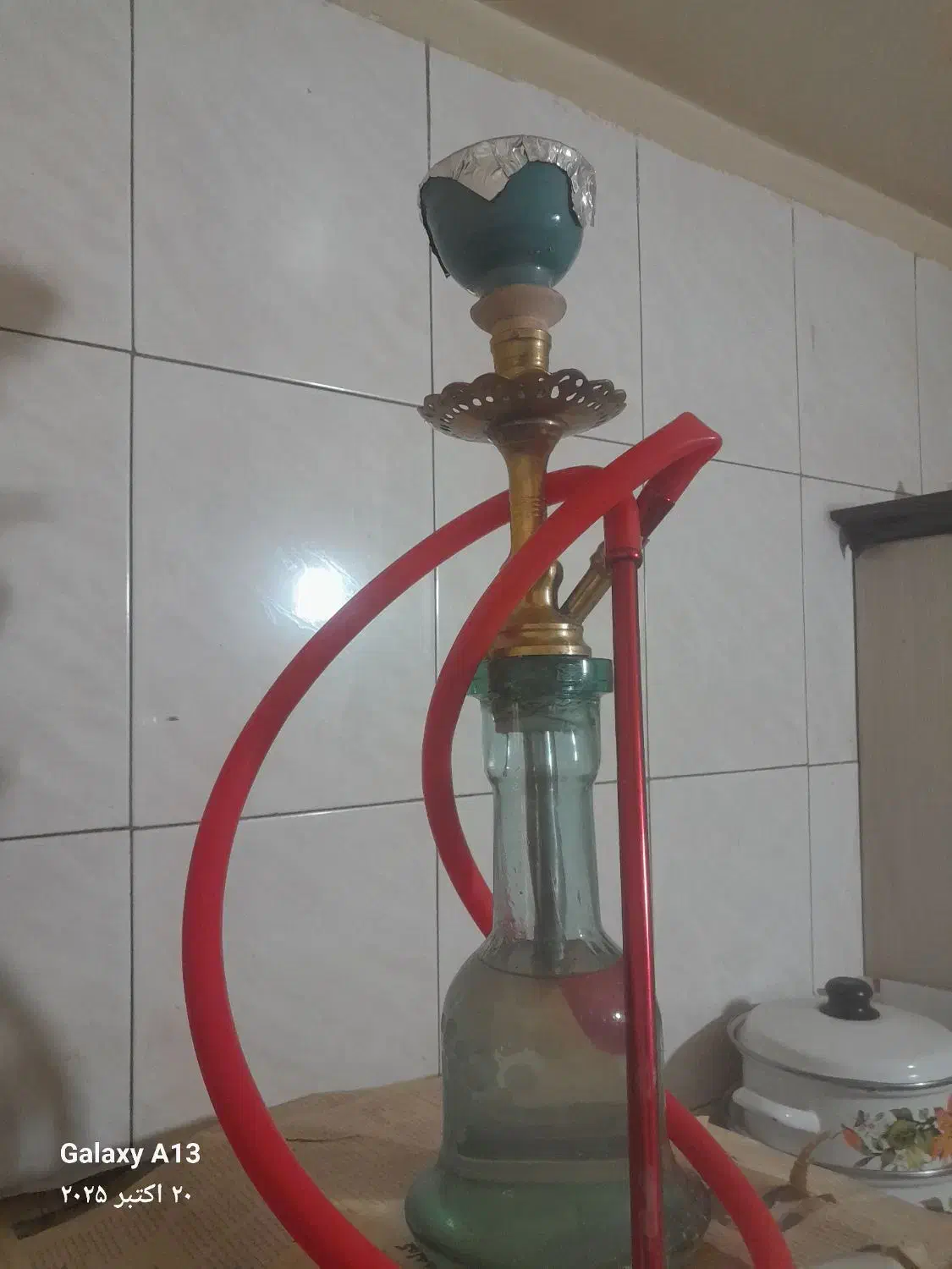 قلیون برنجی سیستم ماشین|کلکسیون و سرگرمی|نسیم‌شهر, |دیوار