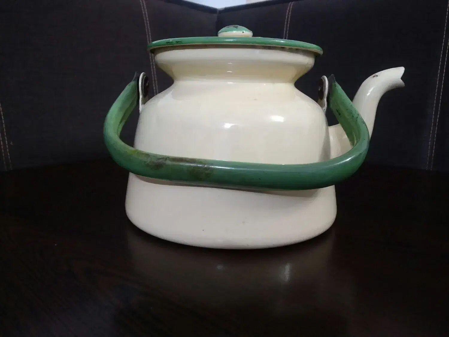 کتری و ظرف میوه قدیمی  نوستالژی تمیز و مرتب سالم|کلکسیون اشیاء عتیقه|نیشابور, بلوار گلها|دیوار