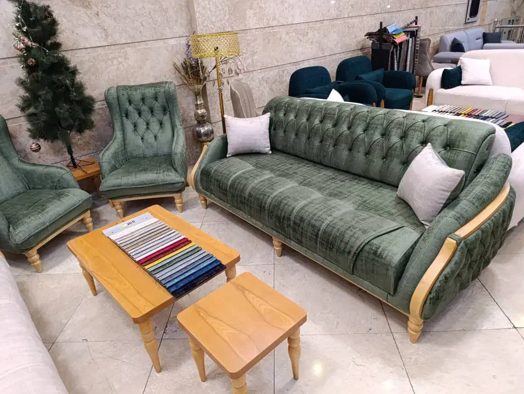 مبل راحتی 7نفره هوکر|مبلمان خانگی و میز عسلی|رشت, دباغیان|دیوار
