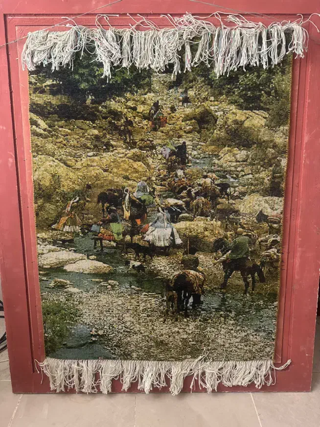 تابلو فرش دستبافت|تابلو فرش|اراک, |دیوار