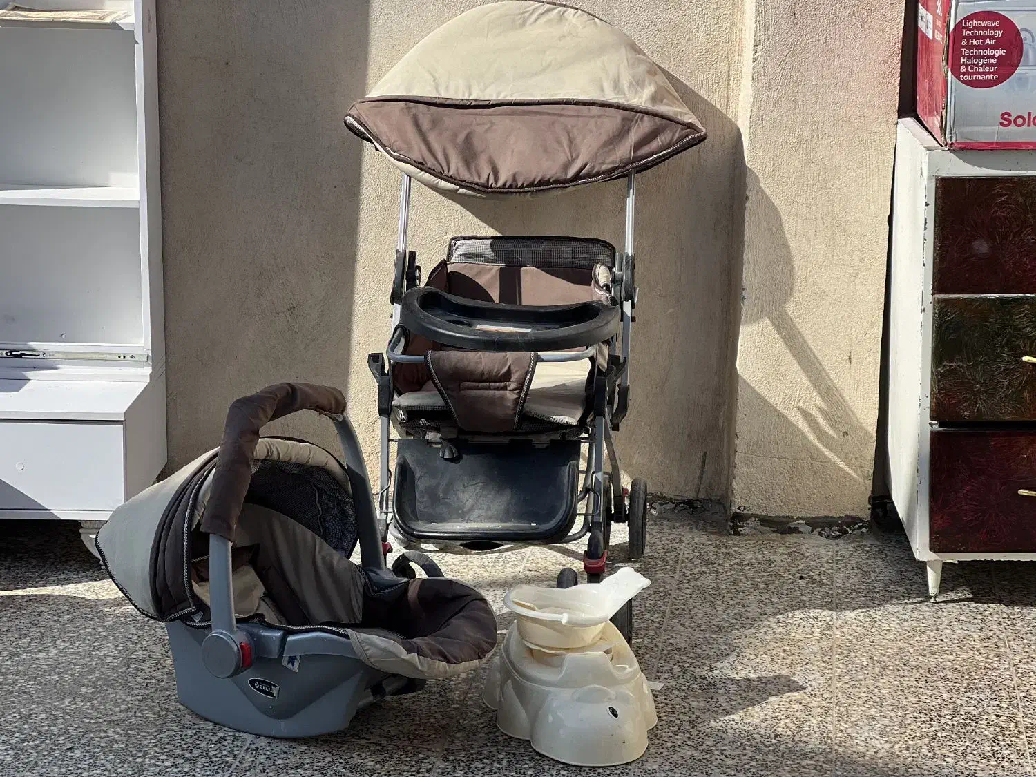 کالسکه و کریر و لگن کودک|کالسکه و لوازم جانبی|یزد, |دیوار