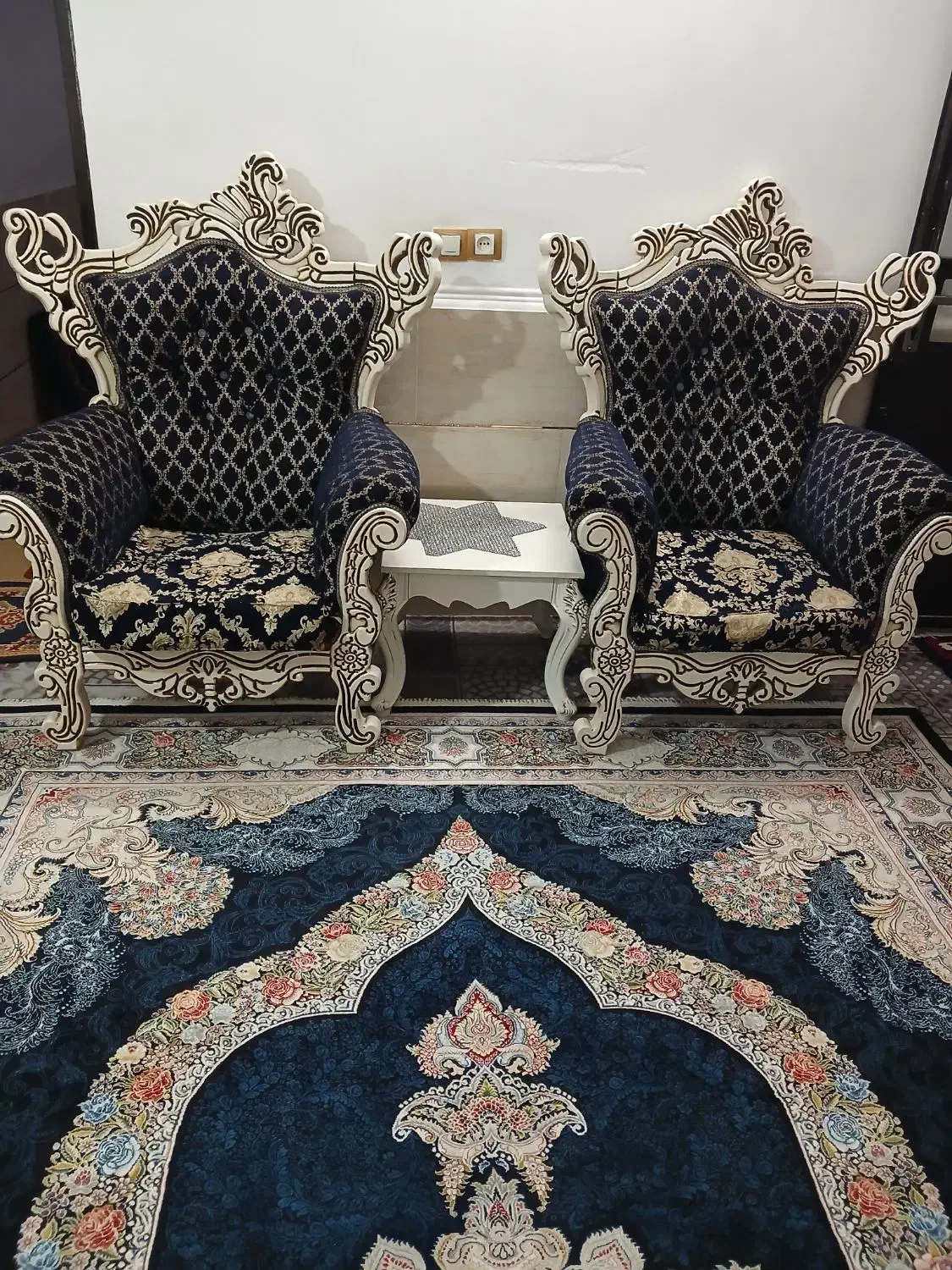 مبل مدل سلطنتی|مبلمان خانگی و میز عسلی|اشتهارد, |دیوار