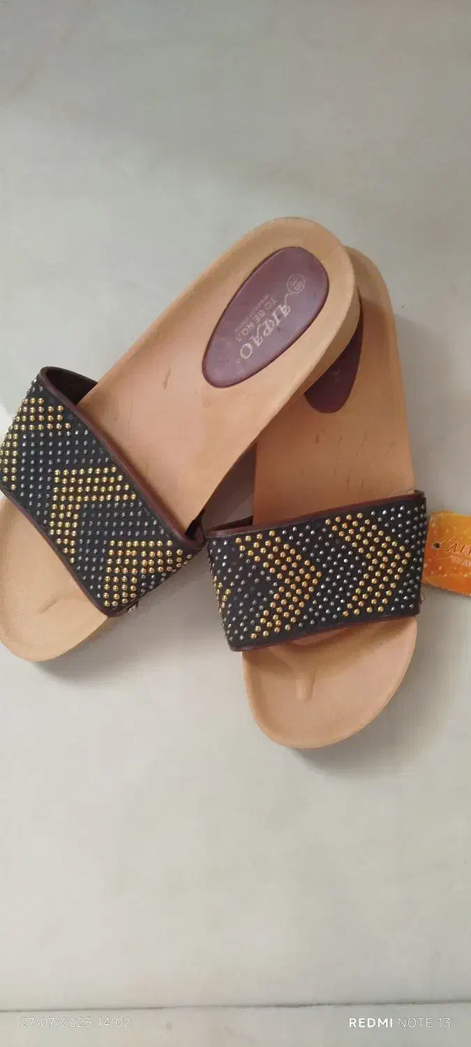 دمپایی سایز 38نو نو|کیف، کفش، کمربند|شهرکرد, |دیوار