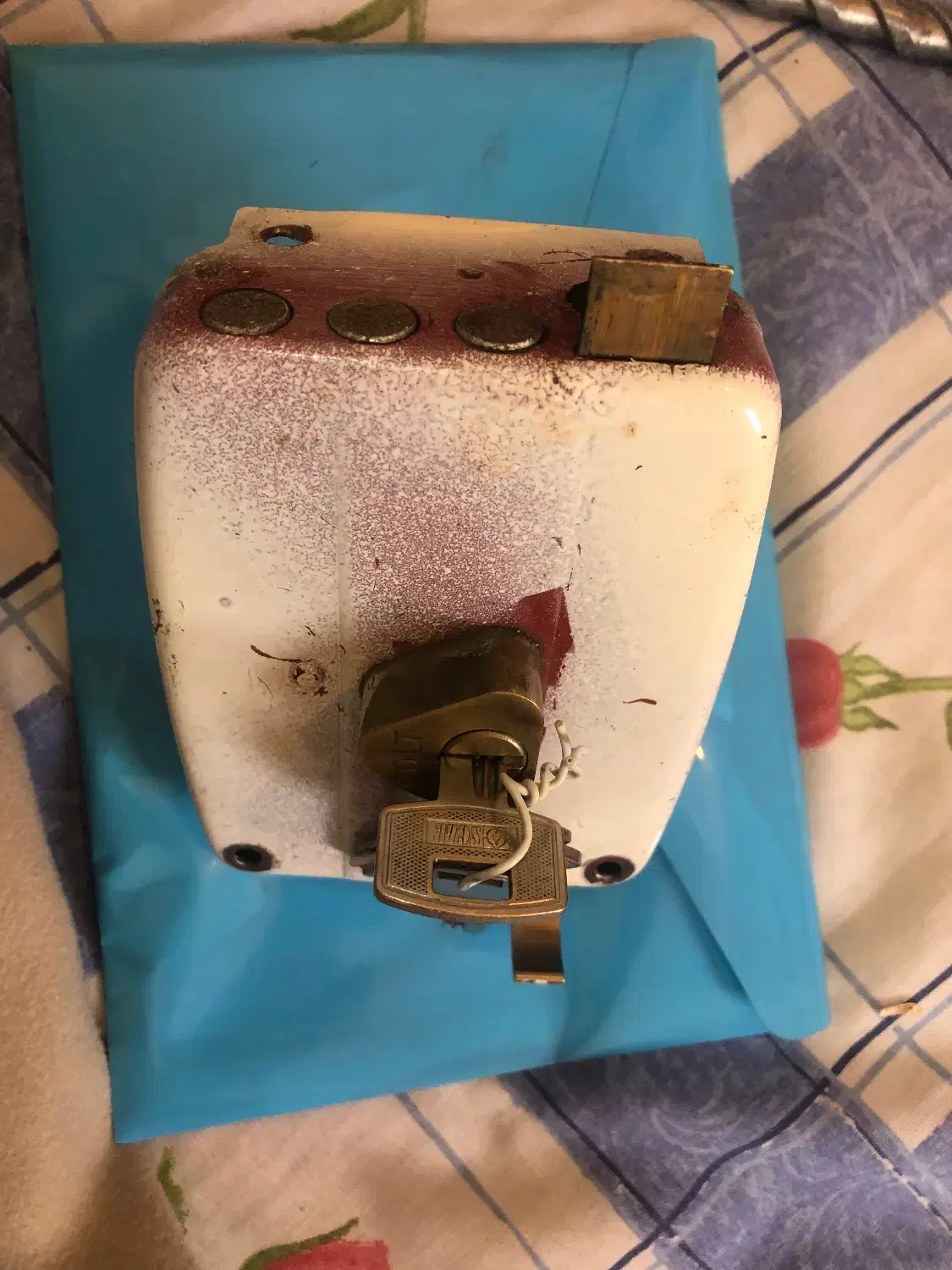 قفل فولادی . مته دریل امریکایی فولادی. متر سه متری|ابزارآلات|املش, |دیوار