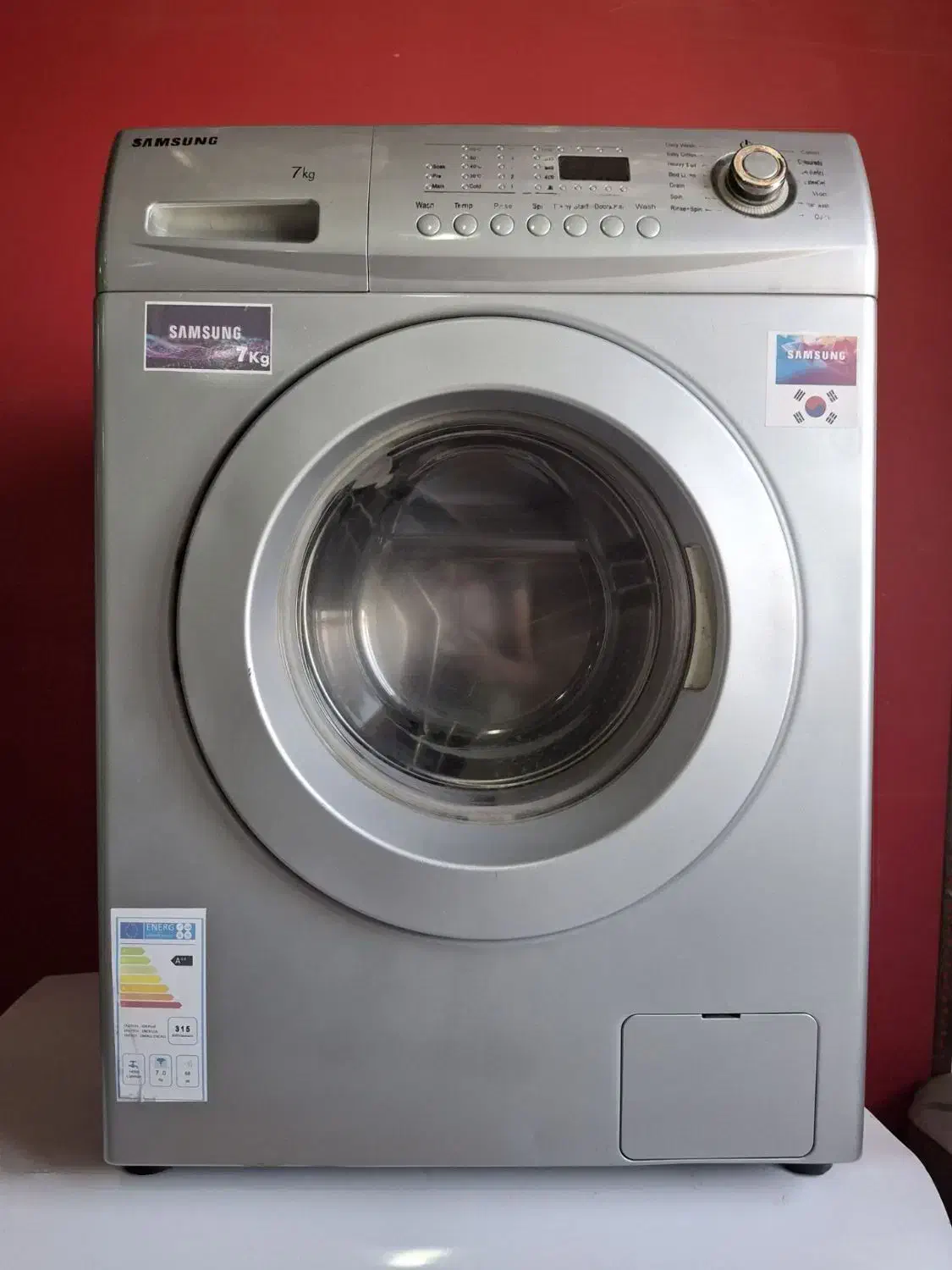 ماشین لباسشویی سامسونگ در حد نو و تمیز|ماشین لباسشویی و خشککن لباس|تهران, سازمان آب|دیوار