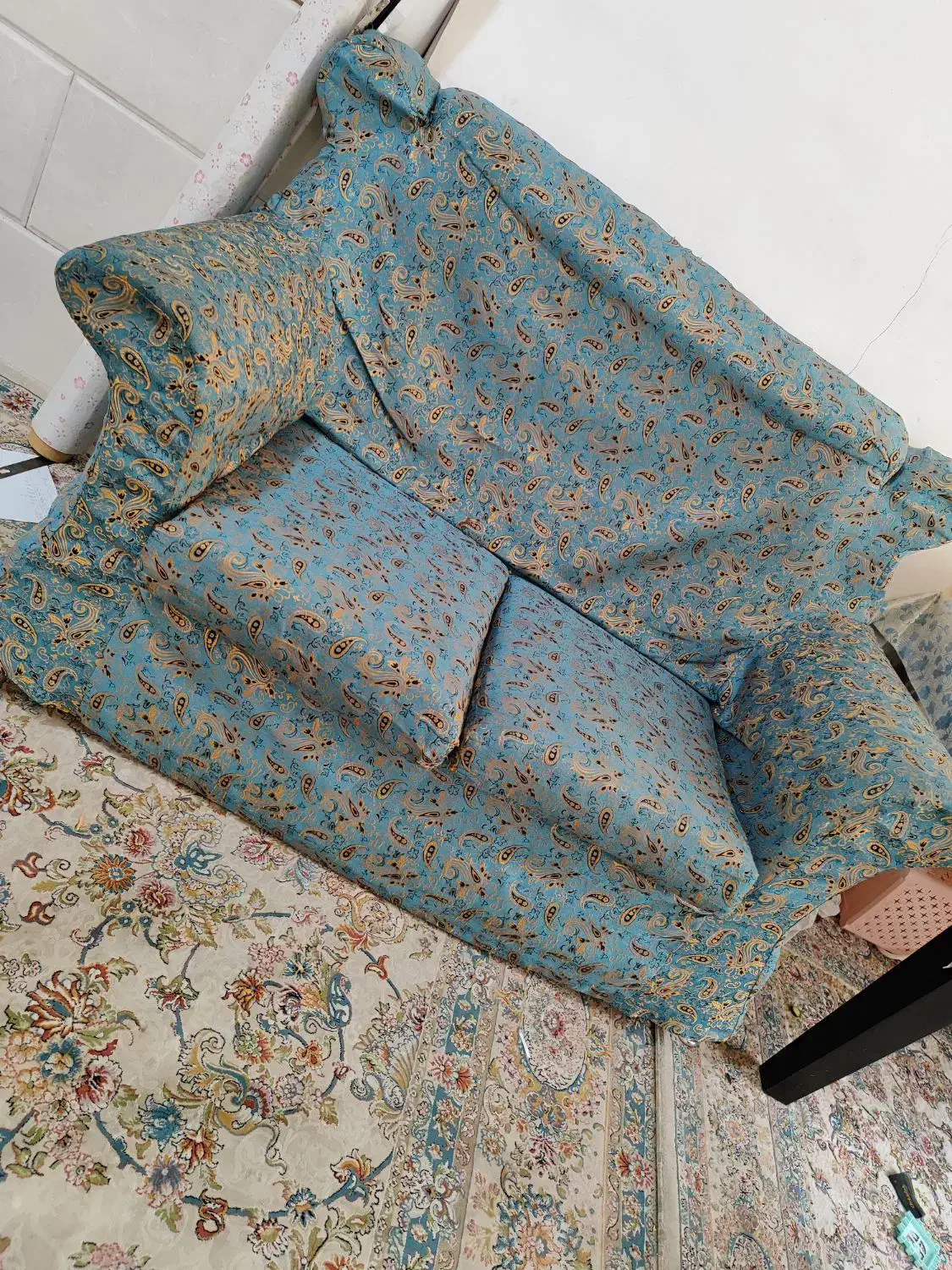 مبل ۷ نفره مناسب باغ و محل کار به همراه روکش|مبلمان خانگی و میز عسلی|شیراز, شیشهگری|دیوار