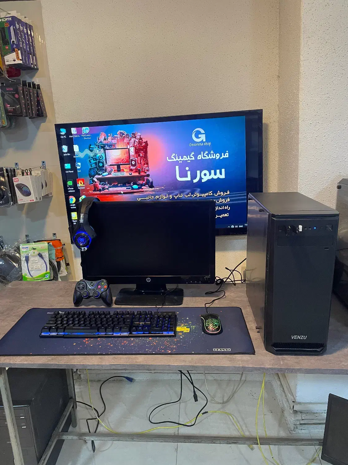 سیستم گیمینگ کامل فول بازی|رایانه رومیزی|گرگان, |دیوار