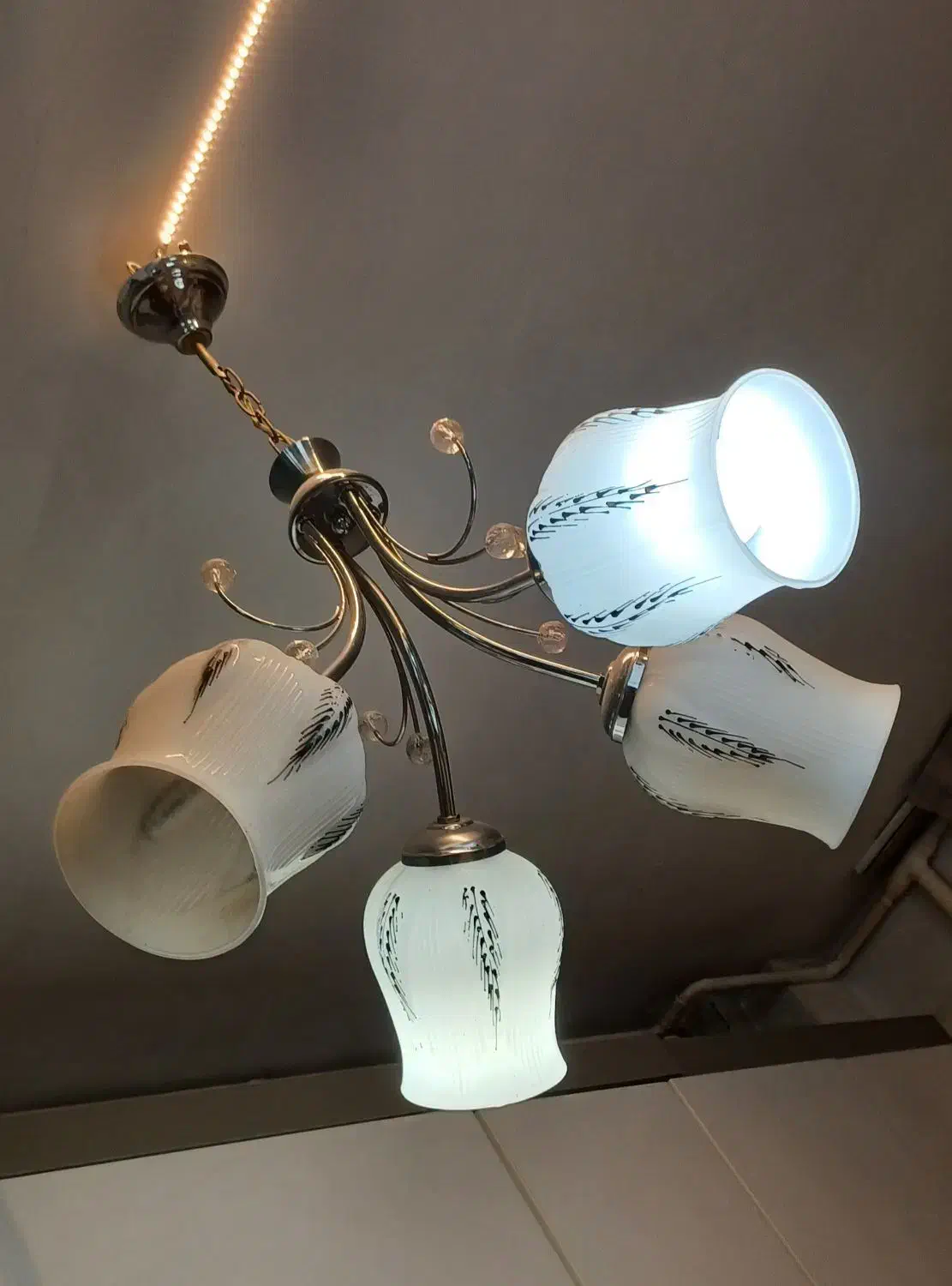 سه عدد لوستر در حد نو سالم|لوستر و چراغ آویز|فردیس, فرامرزیه|دیوار