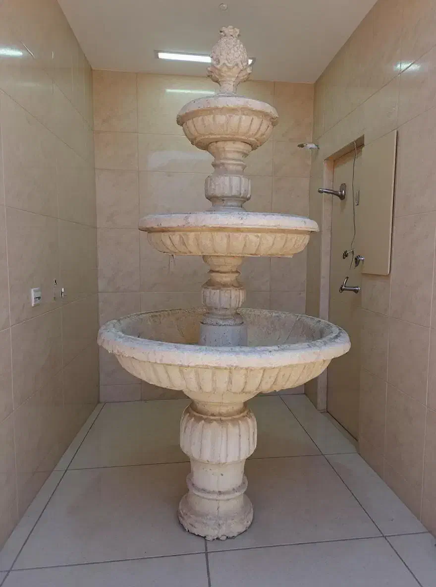 مجموعه نیمکت، باربیکیو و آبنمای بتنی باغ|مصالح و تجهیزات ساختمان|شهریار, شهریار|دیوار