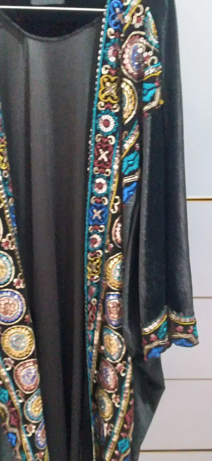 یک عدد مانتو عبای بلند مخمل|لباس|کوهدشت, |دیوار