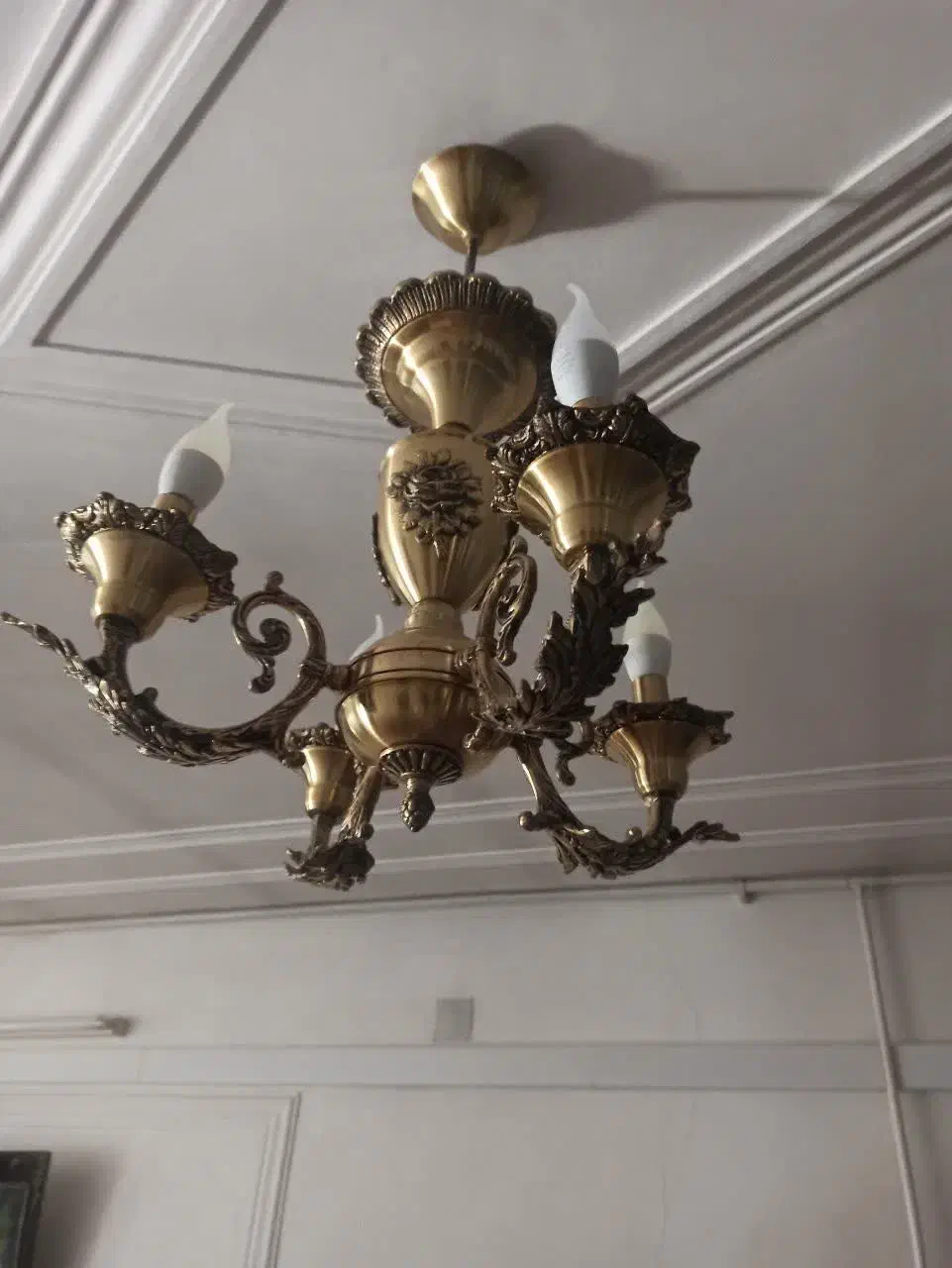 سه عدد لوستر برنز  و سه عدد لوستر حبابی|لوستر و چراغ آویز|خرم‌آباد, |دیوار