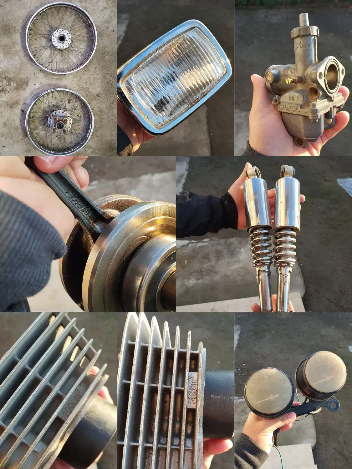 فروش پره دیسکی و میلنگ شاتون ۱۵۰ و سیلند ۱۵۰ ۲۰۰|قطعات یدکی و لوازم جانبی|تالش, هشتپر|دیوار