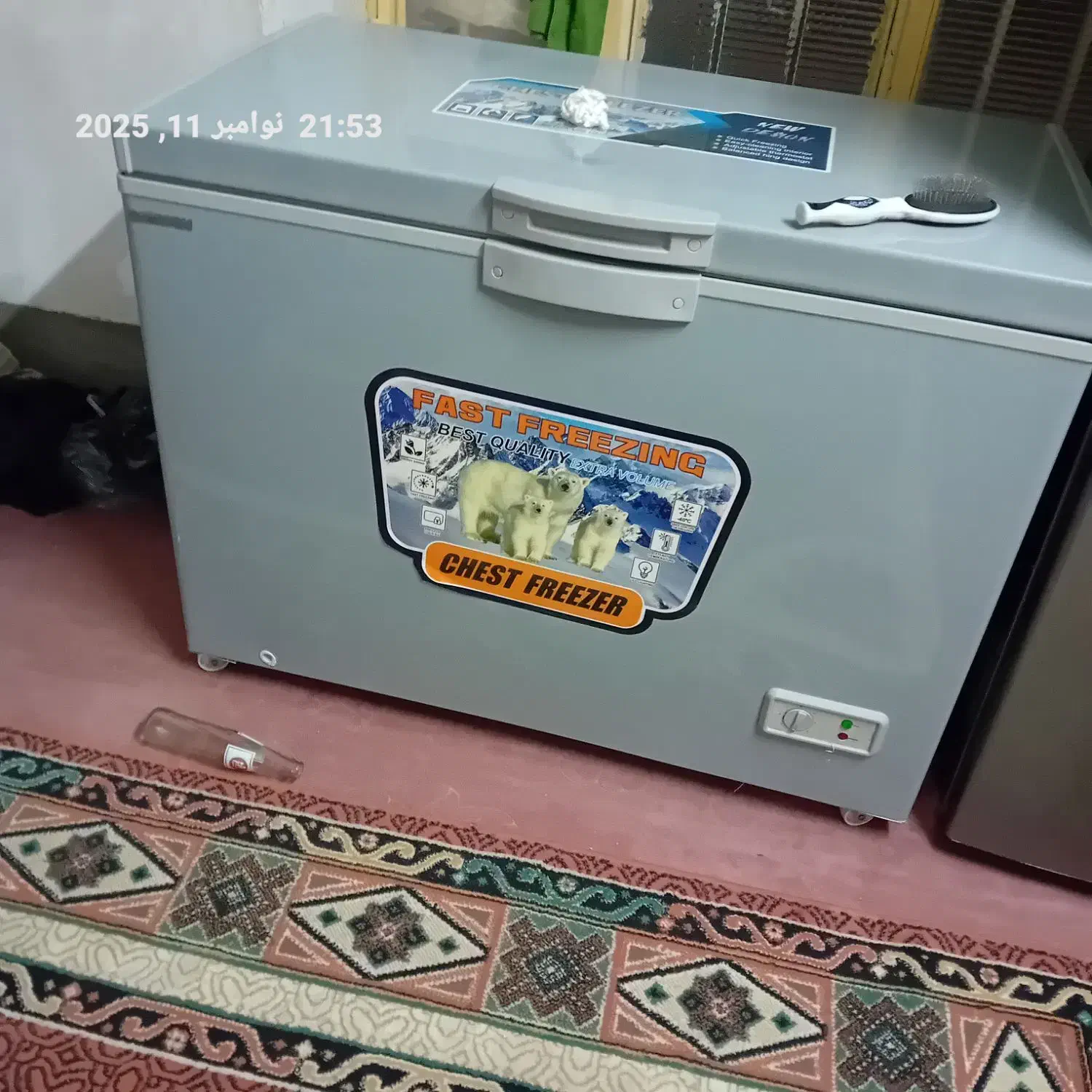 فروش فریزر نو بدون کارتن بسیار تمیز|یخچال و فریزر|خنج, |دیوار