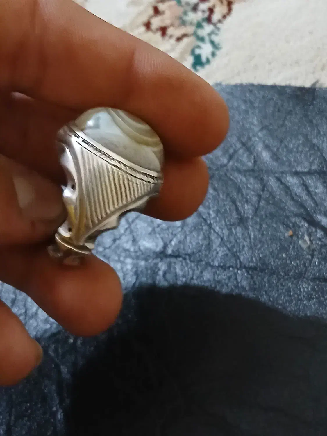 انگشتر دست‌ساز  کهنه باباقوری|جواهرات|کرمانشاه, |دیوار