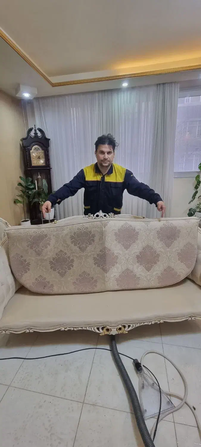 مبل شویی تضمینی بادستگاه(تمامی نقاط)شستشوموکت فرش|خدمات نظافت|نیشابور, فضل|دیوار