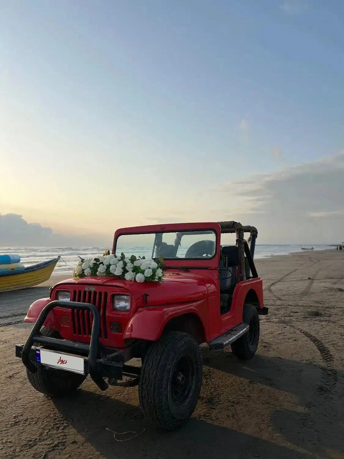 فروش جیب صحرایی رنگ قرمز|خودرو کلاسیک|لنگرود, |دیوار