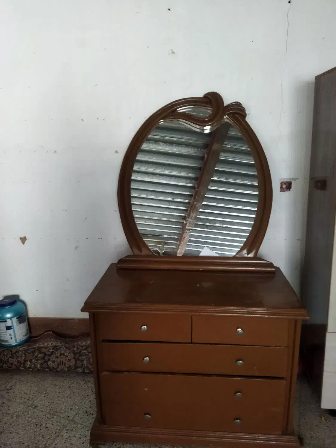 کمد لباس و آیینه دراور|جاکفشی، کمد، دراور|تربتحیدریه, شهدا|دیوار