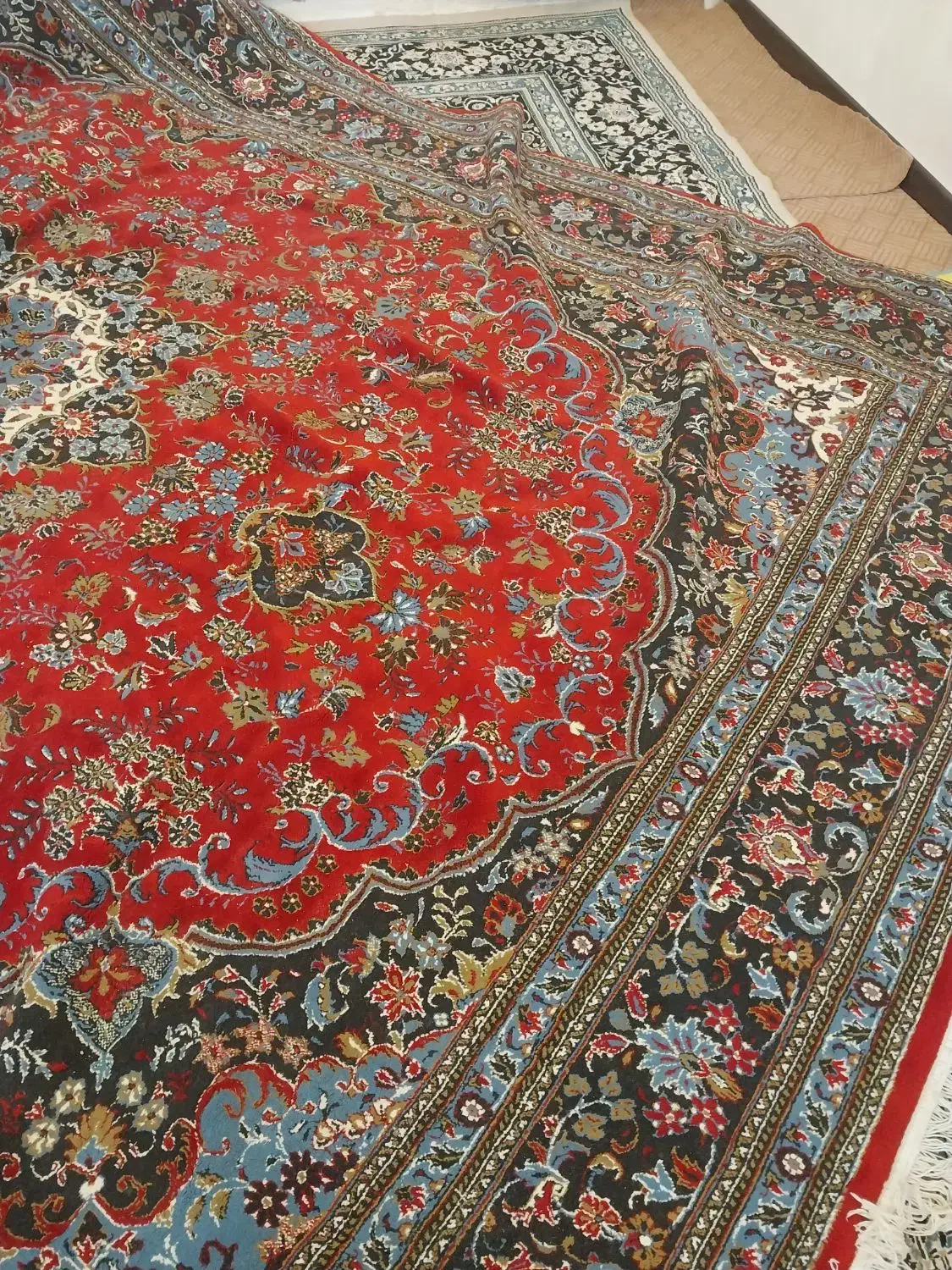 فرش ۱۲ متری بدون پارگی و زدگی|فرش|اهواز, فرهنگ شهر|دیوار
