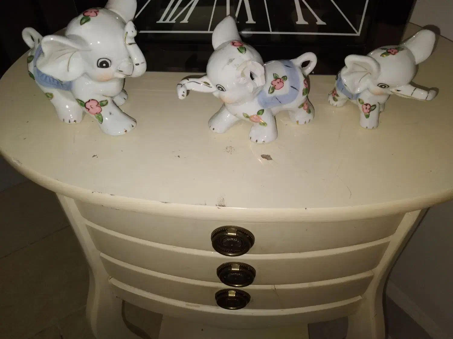 مجسمه چینی فیل|مجسمه، تندیس، ماکت|تربت‌حیدریه, شهرک ولیعصر|دیوار