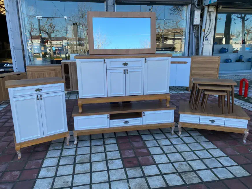 آیینه کنسول و میز‌تلویزیون|بوفه، ویترین، کنسول|لنگرود, |دیوار