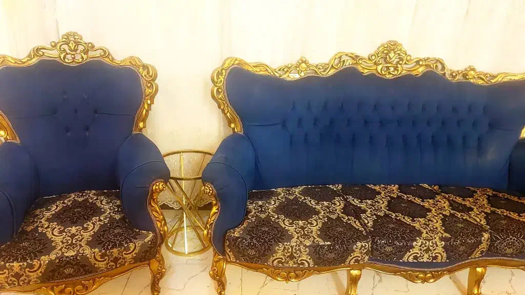 مبل ۹نفره با پارتیشن و میز تلویزیون برنز|مبلمان خانگی و میز عسلی|کهریزک, |دیوار