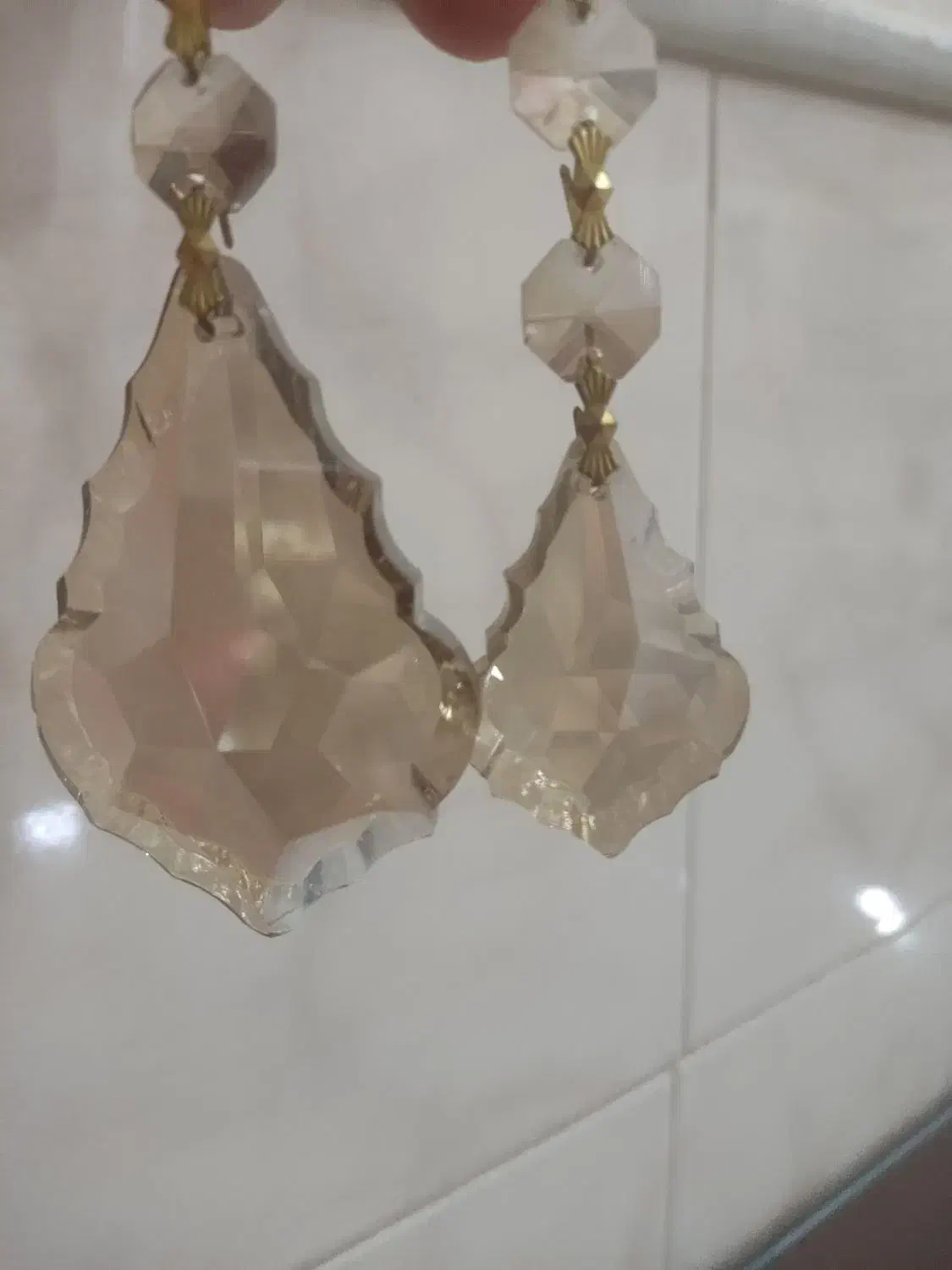 گوشواره لوستر|لوستر و چراغ آویز|قم, نیروگاه|دیوار