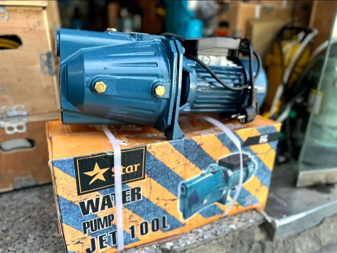 پمپ آب یک اسب جتی استار هد ۴۵ متر همراه با کابل|مصالح و تجهیزات ساختمان|هشتگرد, هشتگرد قدیم|دیوار