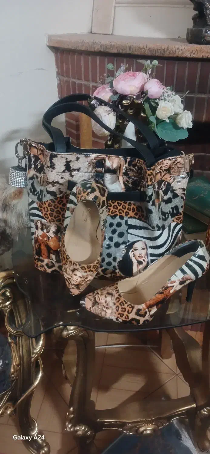 کفش مجلسی|کیف، کفش، کمربند|ری, دیلمان|دیوار