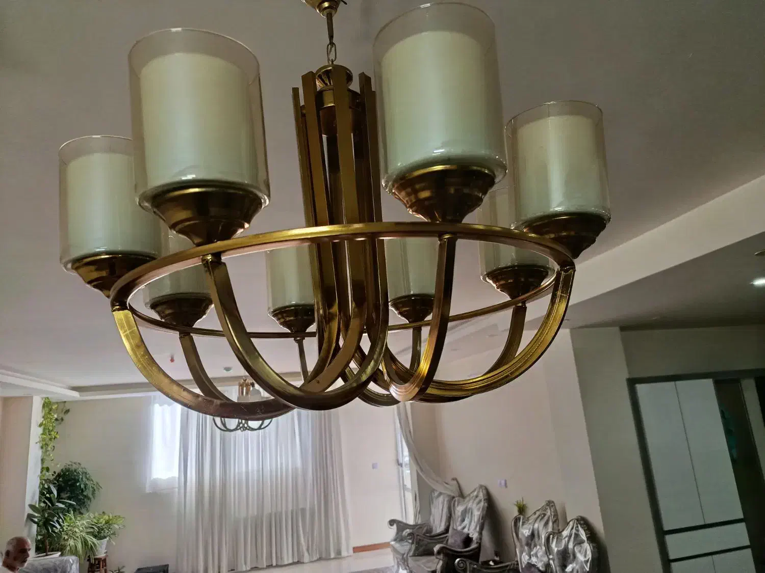 دوتا لوستر۸شاخه|لوستر و چراغ آویز|اصفهان, مارچین|دیوار